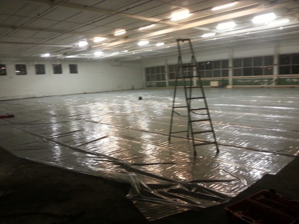 Fremdrift på Hunsfos hallen