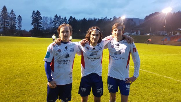 Sondre Andersen, Jose Antonio Benitez og Marius Mykland.