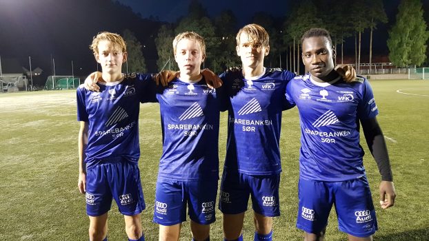 F.v. Martin Tallaksen, Ørjan Ryger, Filip Haugland Viland og Zeryab Ayman