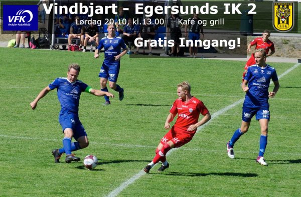 Før kampen VFK – Egersunds 2