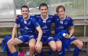 Skårdal sammen med avgjørende innbyttere, Christian Tveit og Lasse Næss