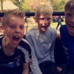 Fornøyde gutter på Faarup