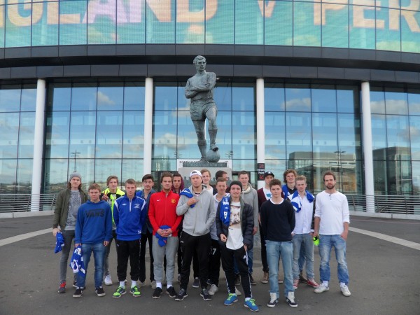 U-gutta besøkte fotballens Mekka