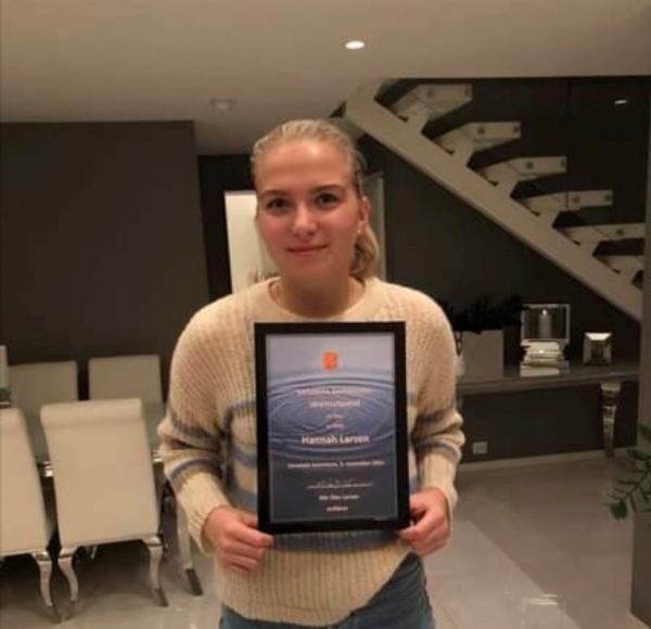 Hannah fikk idrettsstipend