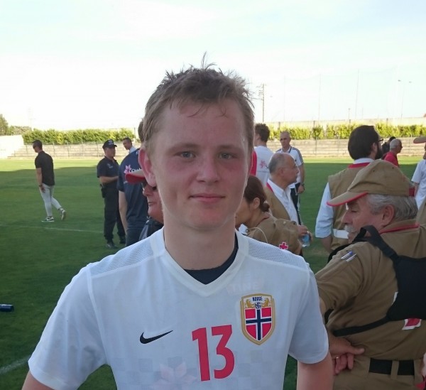 Daniel Johansen spilte hele kampen da Norge vant