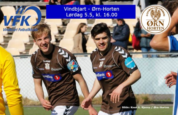Vindbjart – Ørn-Horten lørdag kl. 16