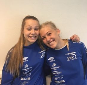 Maren og Emilie gjorde en god kamp